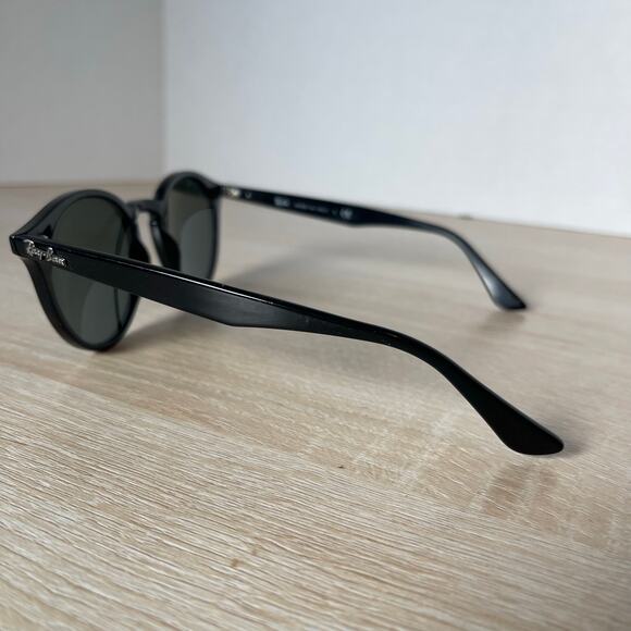 Ray-Ban RB2180 601/71 Sunglasses Round Black READ FRAMES ONLY 49-21 Italy - Picture 8 of 11